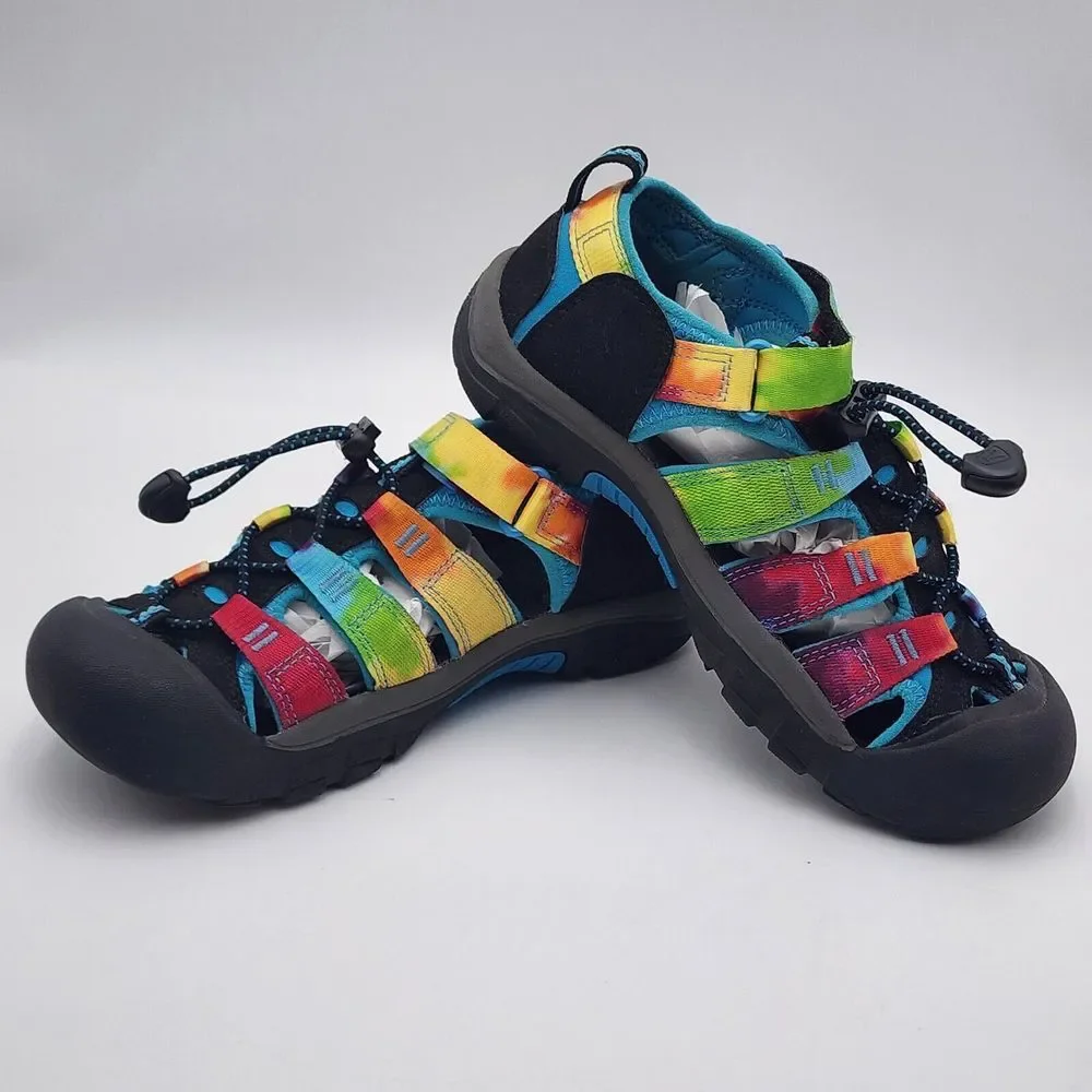 Keen Newport‎ Sandals Youth Kids Girls 3 Colorful Tie Dye Sport Hiking Fisherman